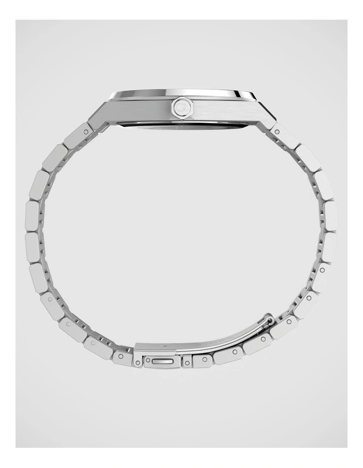 Timex Q Timex Marbella Silver Tone Watch image 3