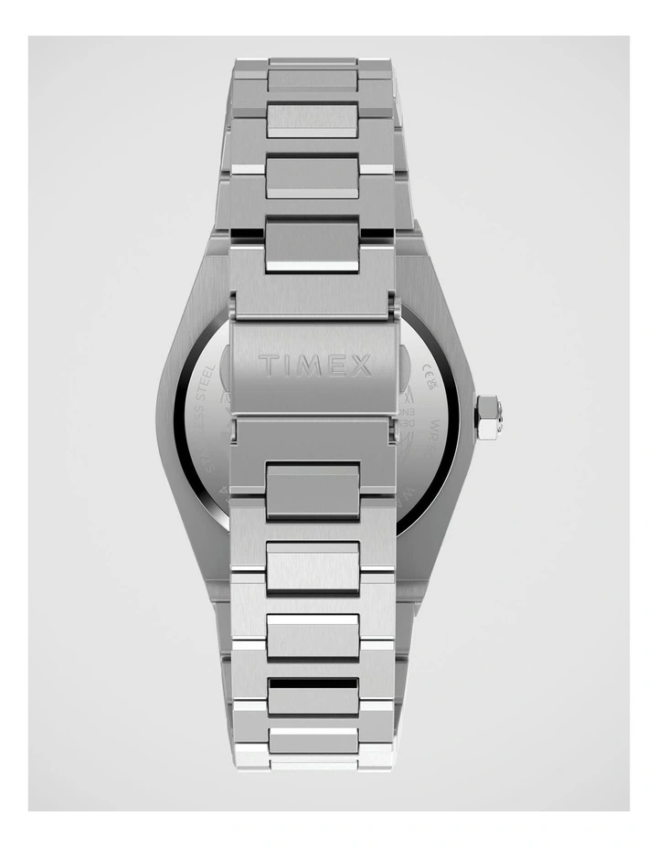 Timex Q Timex Marbella Silver Tone Watch image 4
