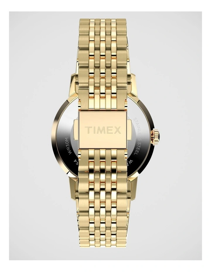Timex Marlin 34mm Gold Tone Watch image 4