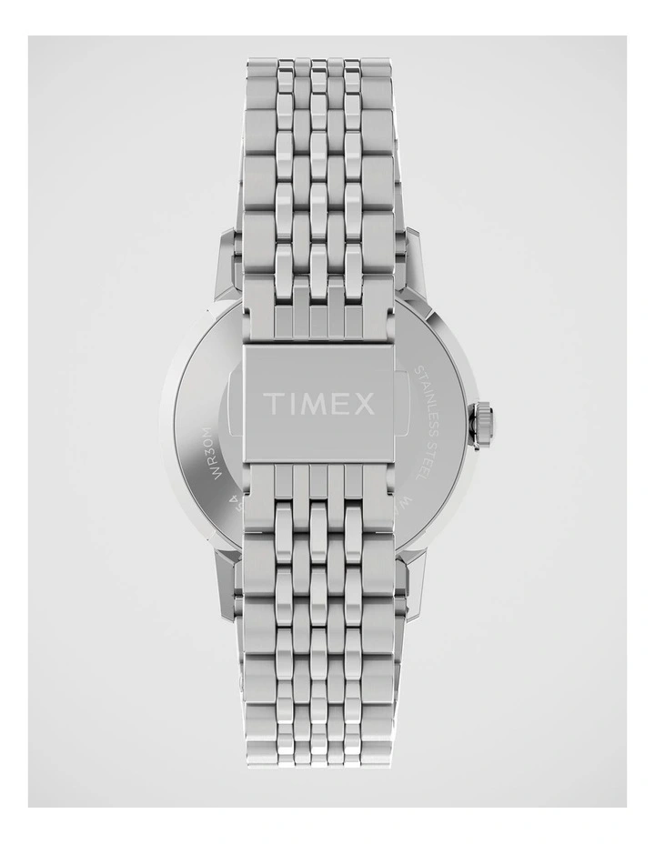 Timex Marlin 34mm Silver Tone Watch image 3