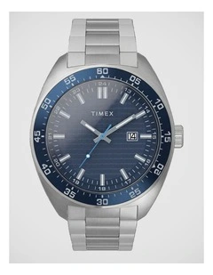 Timex Weston 3-Hand Silver Tone Watch
