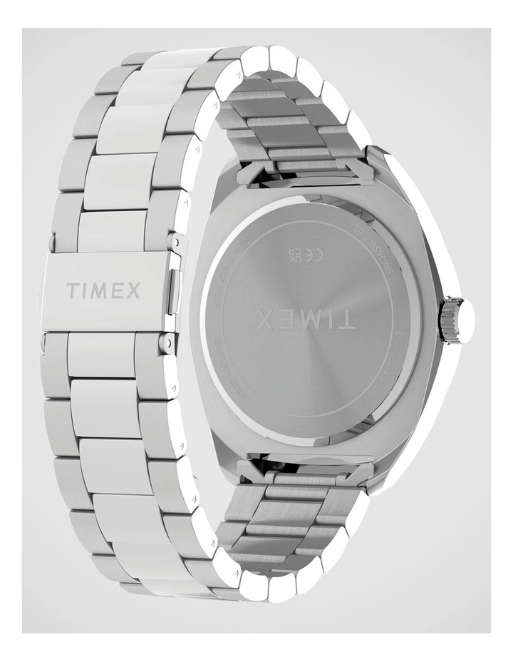 Timex Weston 3-Hand Silver Tone Watch image 4