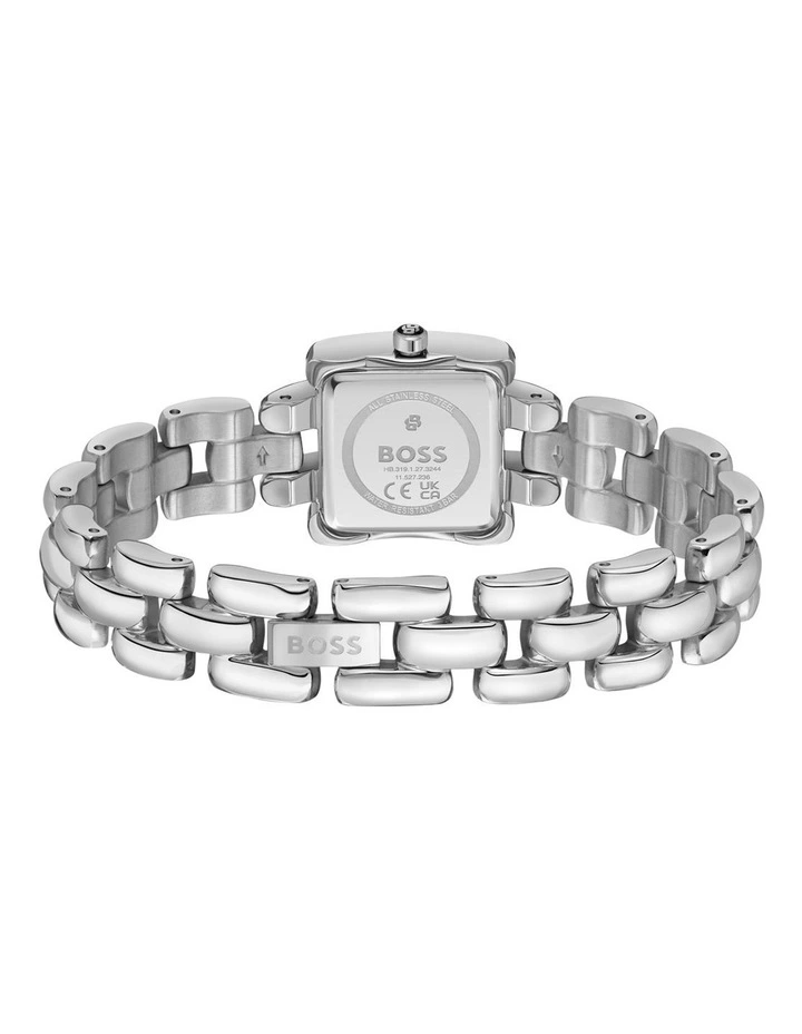 Violet Stainless Steel Silver White Dial Women's Watch image 3