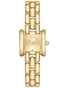 Violet Gold Steel Gold Dial Women's Watch