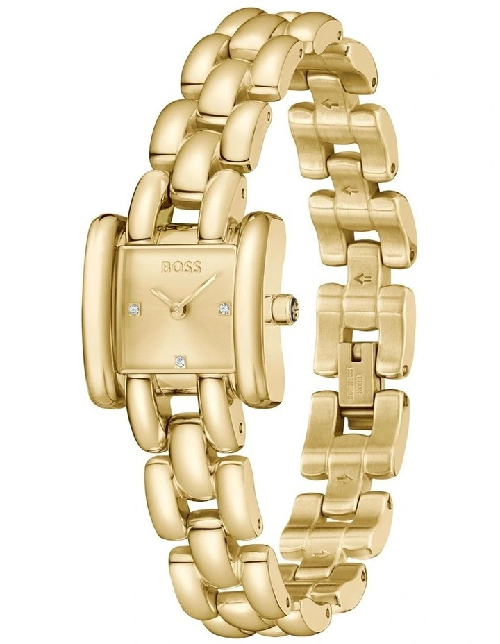 Violet Gold Steel Gold Dial Women's Watch image 2