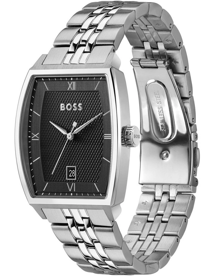 Principle Stainless Steel Black Dial Men's Watch image 2