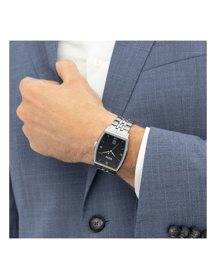 Principle Stainless Steel Black Dial Men's Watch image 4