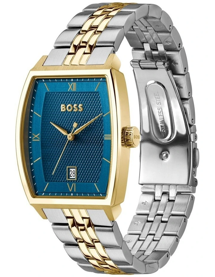 Principle Two Tone Blue Dial Men's Watch image 2