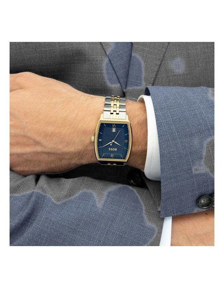 Principle Two Tone Blue Dial Men's Watch image 4