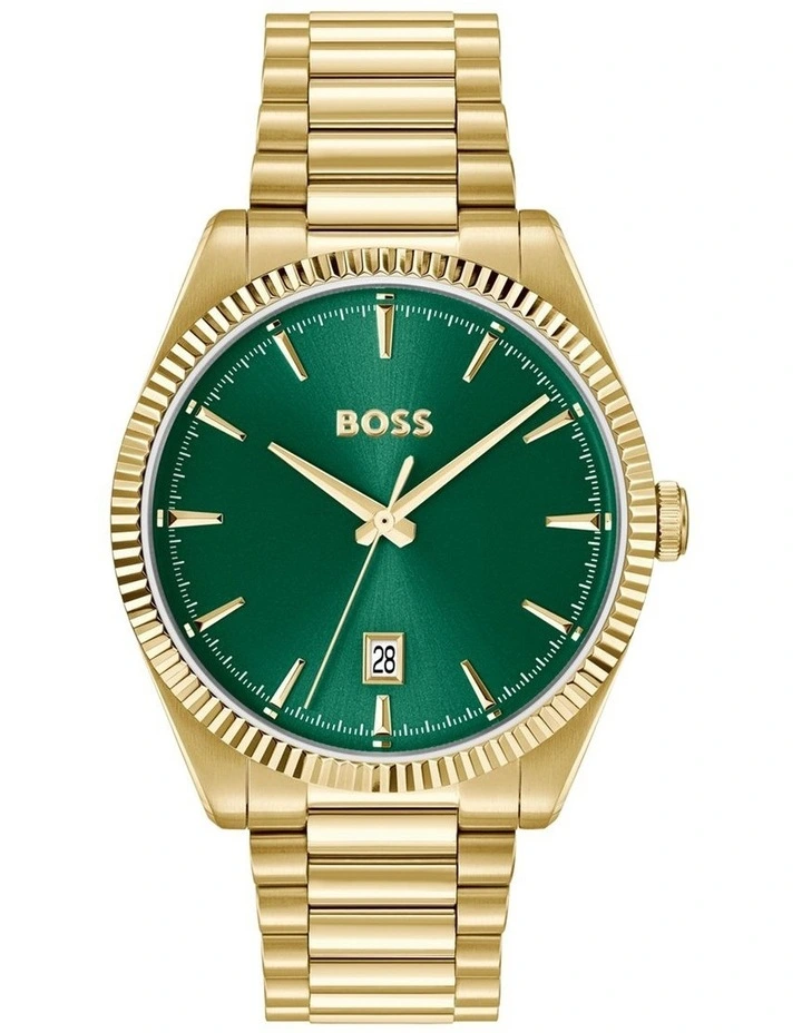 Cheswick Gold Steel Green Dial Men's Watch image 1