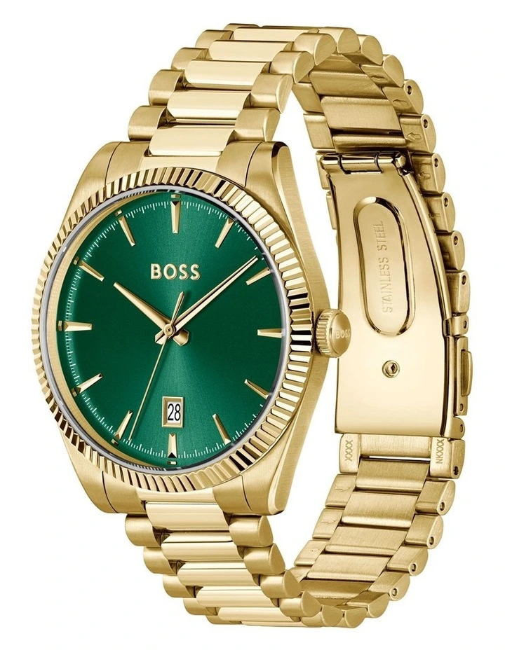 Cheswick Gold Steel Green Dial Men's Watch image 2