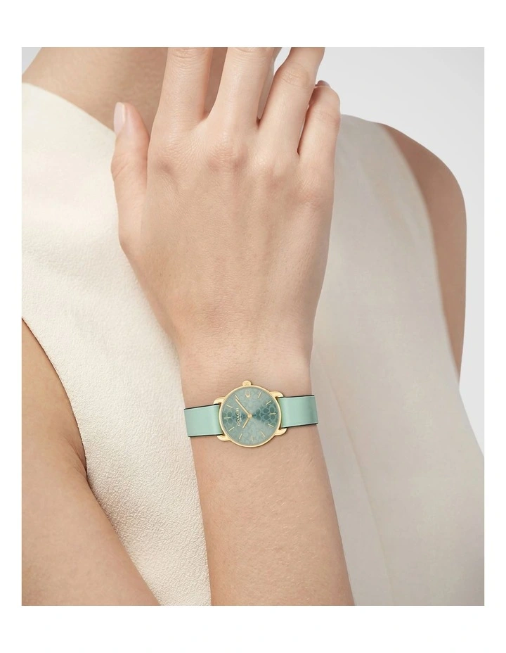 Coach Elliot Mint Calfskin Mint Dial Women's Watch image 4