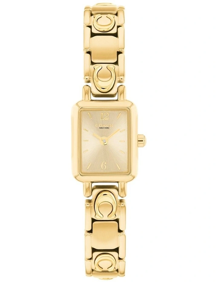 Coach Mara IP Thin Gold Steel Light Gold Dial Women's Watch image 1