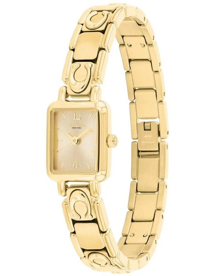 Coach Mara IP Thin Gold Steel Light Gold Dial Women's Watch image 2