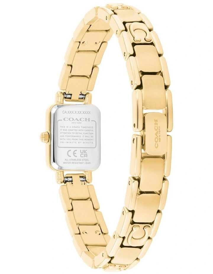 Coach Mara IP Thin Gold Steel Light Gold Dial Women's Watch image 3