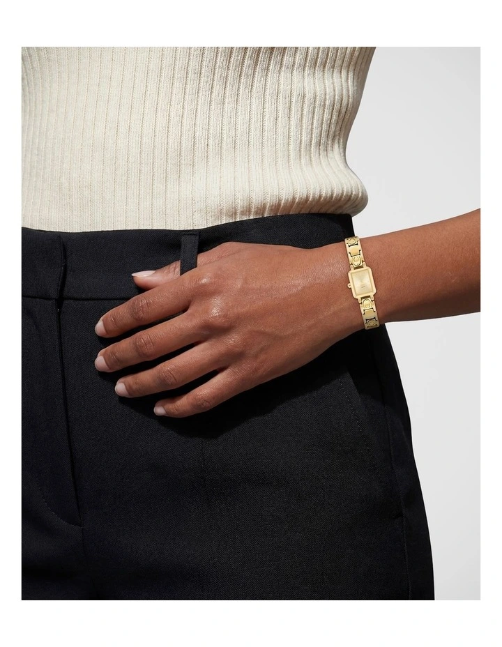 Coach Mara IP Thin Gold Steel Light Gold Dial Women's Watch image 4