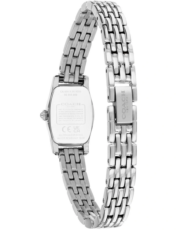 Greta Stainless Steel Silver White Dial Women's Watch image 3
