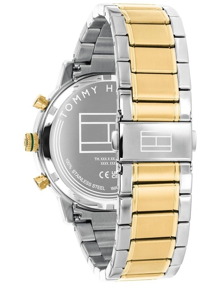 Kane SS & IP Thin Gold Steel Green Dial Men's Watch image 3