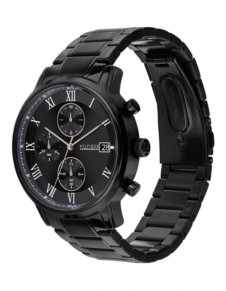 Kane IP Black Steel Black Dial Men's Watch image 2