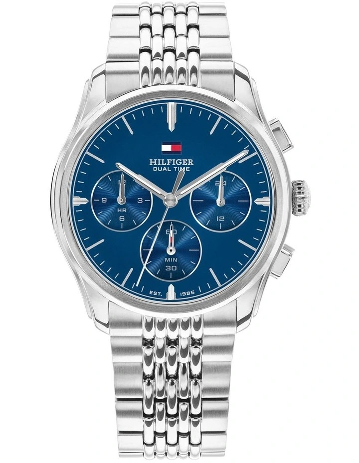 The Empire Stainless Steel Blue Dial Men's Watch image 1