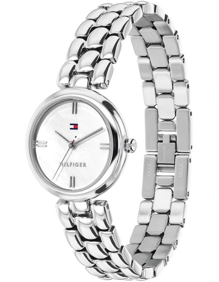 Annie Stainless Steel White Mother Of Pearl Dial Women's Watch image 2