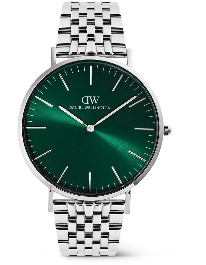 Daniel Wellington Classic 40mm Link Emerald Steel Watch DW00101022 image 1