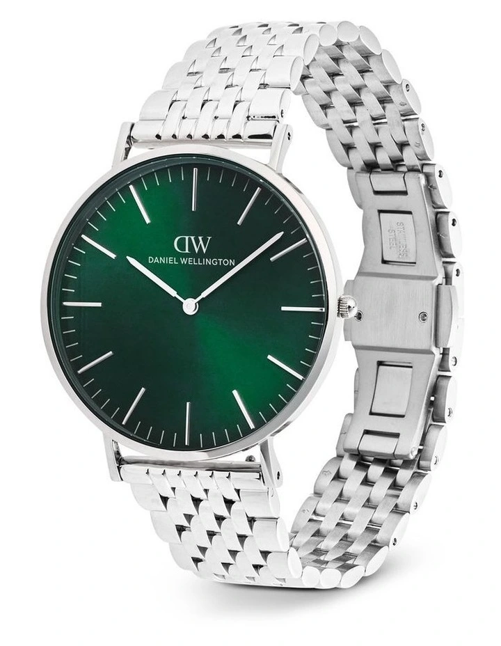 Daniel Wellington Classic 40mm Link Emerald Steel Watch DW00101022 image 2