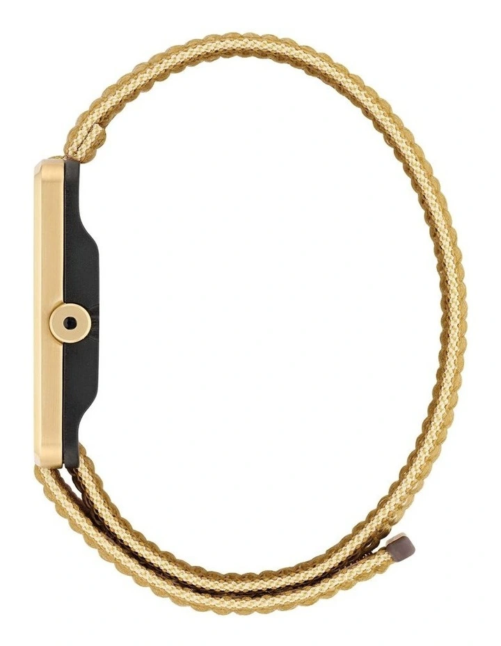 Retro Pop One Fabric Watch in Gold image 2