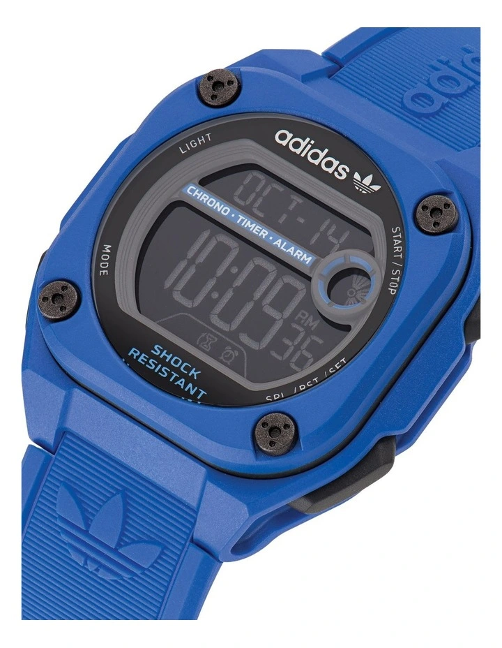 City Tech Two Resin Watch in Blue image 4