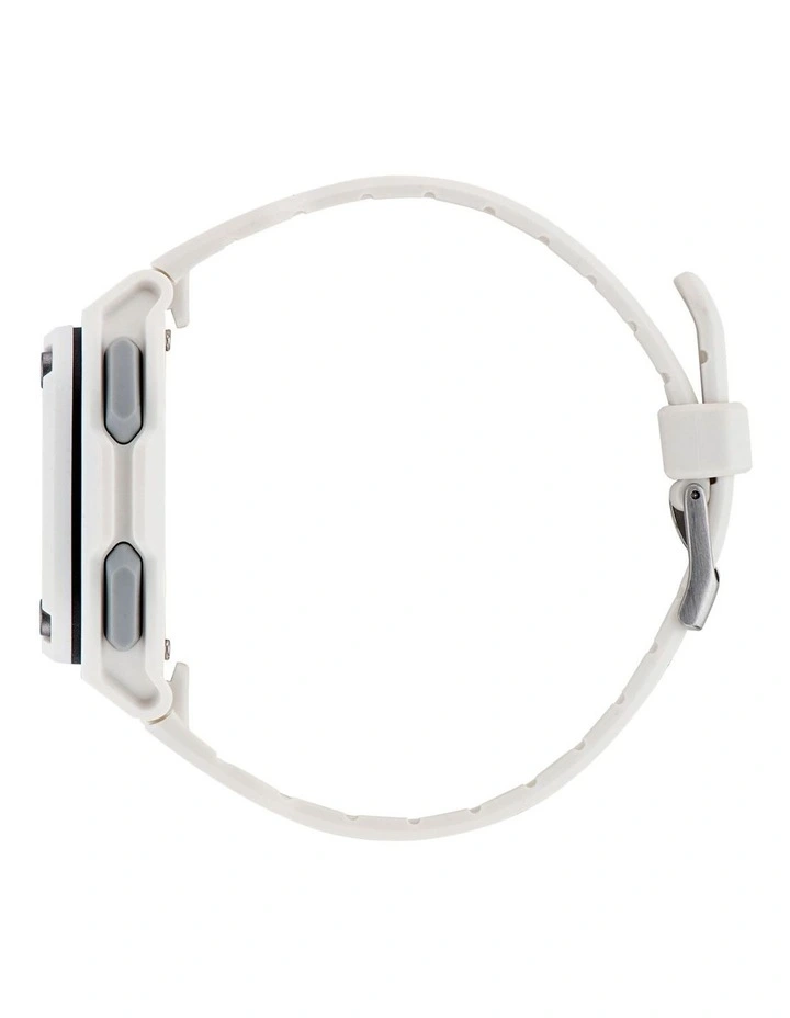 City Tech Two Resin Watch in White image 2