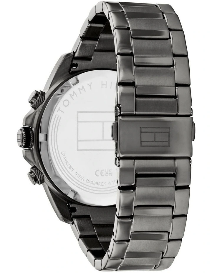 Lars Ionic Plated Steel Watch in Grey image 3