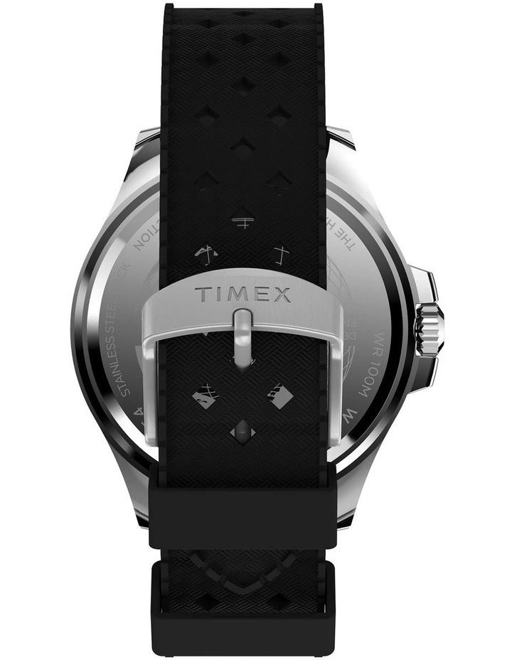 Harborside Coast Silicone Watch in Black image 3