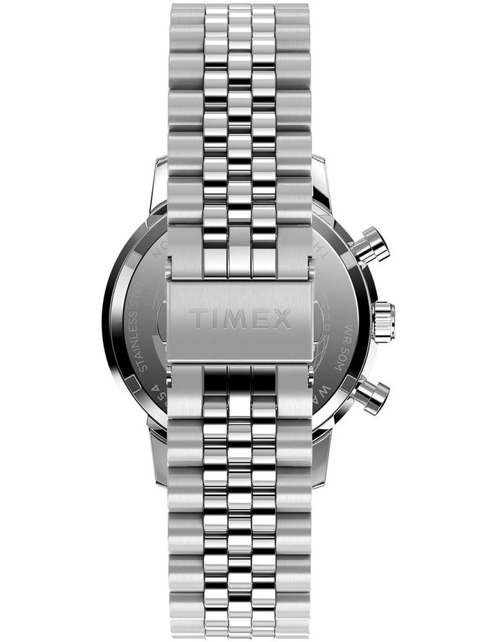 Marlin Chrono Stainless Steel Watch in Silver image 3