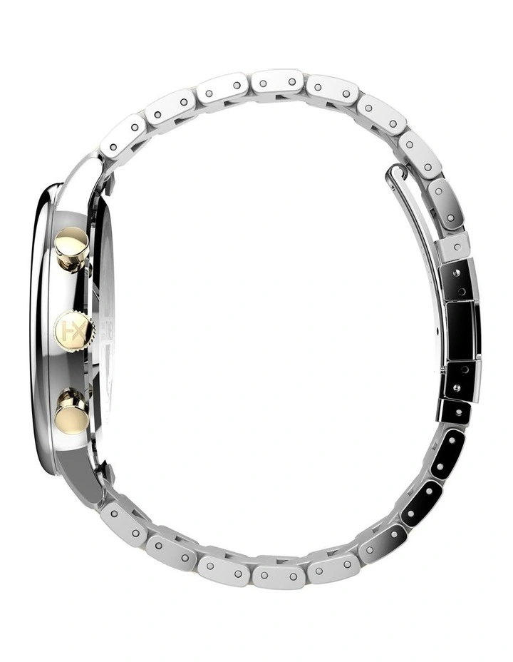 Chicago Chrono Stainless Steel Watch in Two-Tone image 2