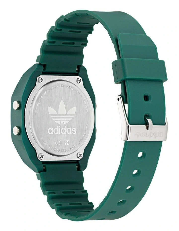 Digital Two Resin Watch in Green image 3
