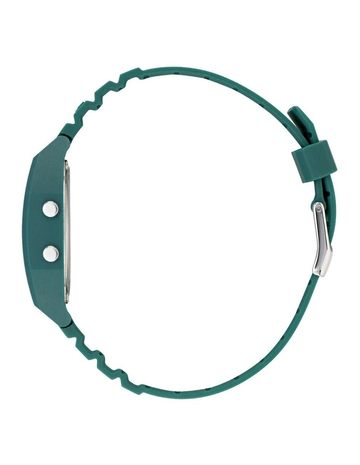 Digital Two Resin Watch in Green image 4