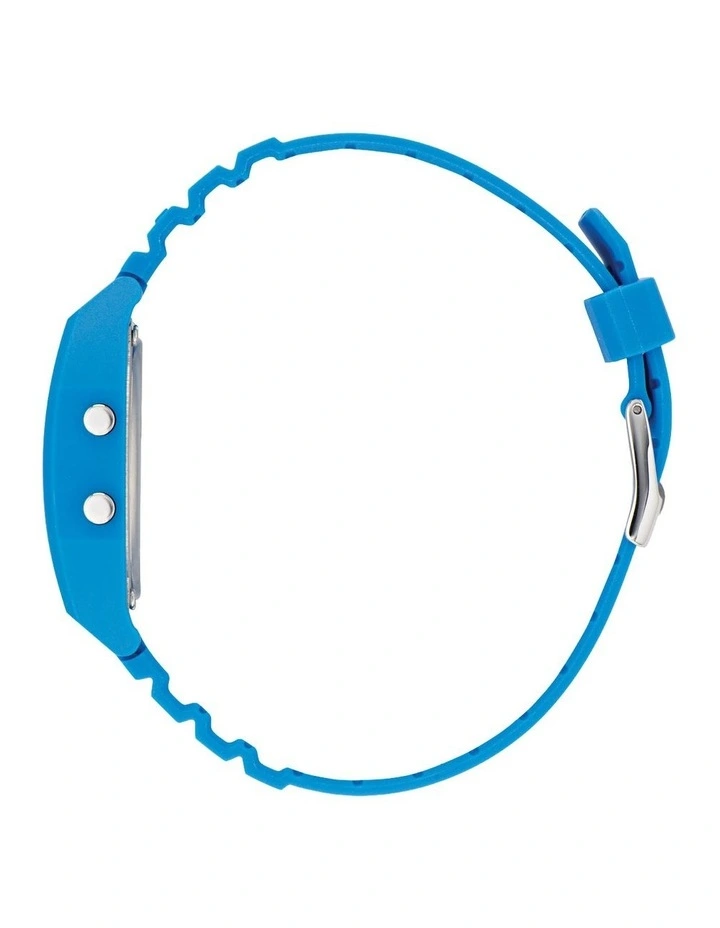 Digital Two Resin Watch in Blue image 2
