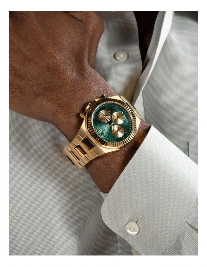 Equity Stainless Steel Watch in Gold image 7