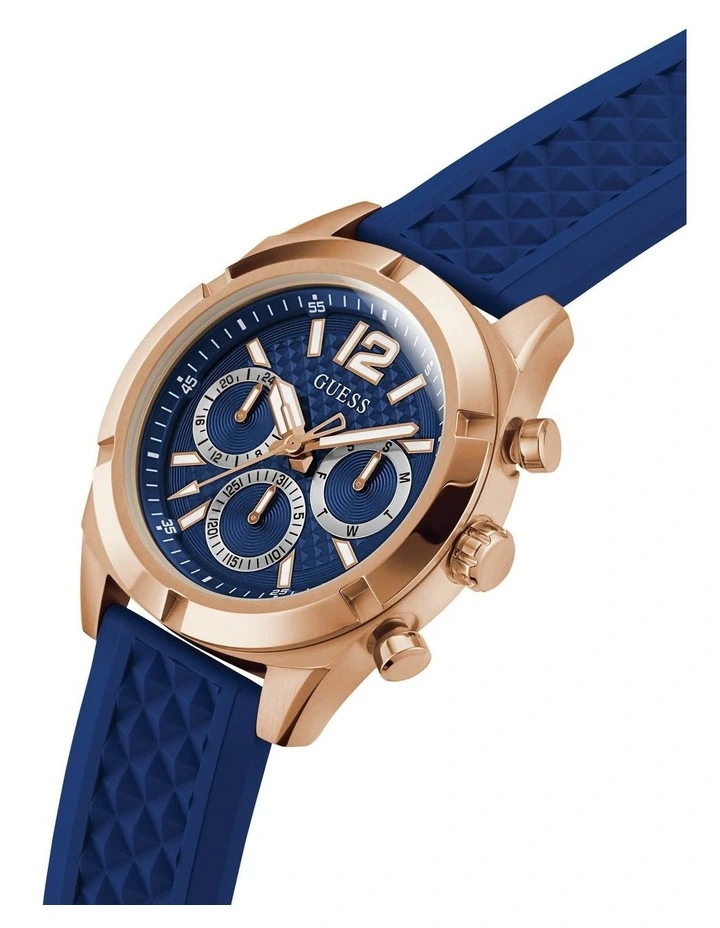 Resistance Silicone Watch in Blue image 4