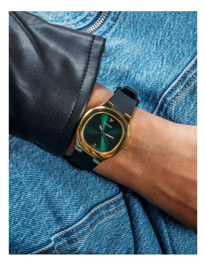 Eve Silicone Watch in Black image 2