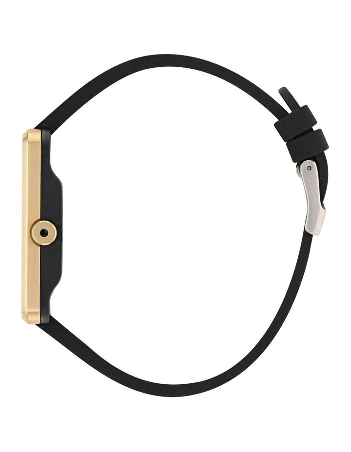 Retro Pop One Silicone Watch in Black image 3