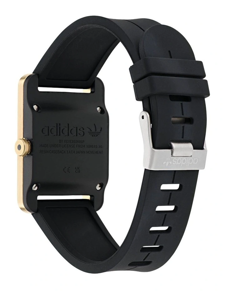 Retro Pop One Silicone Watch in Black image 4