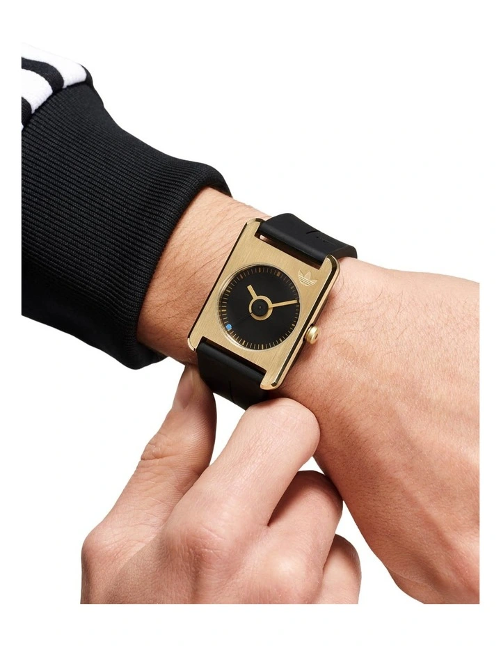 Retro Pop One Silicone Watch in Black image 6