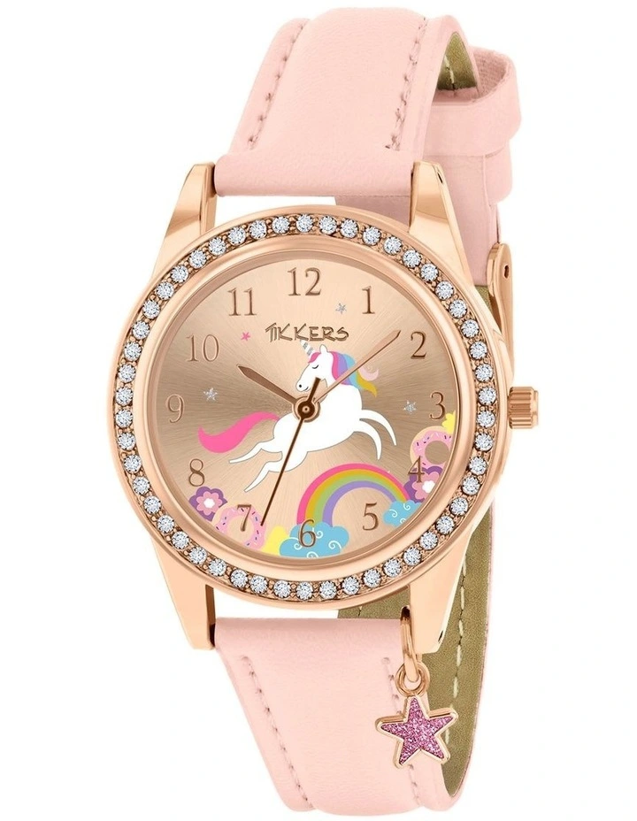 Alloy And Pu Watch in Pink image 1