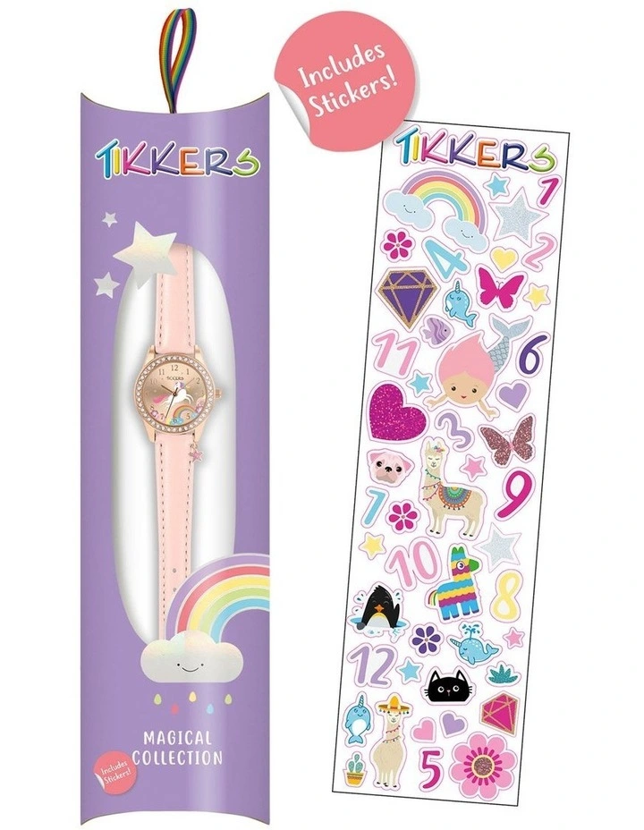 Alloy And Pu Watch in Pink image 3