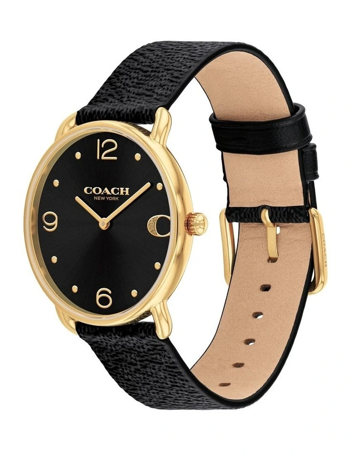 Elliot Stainless Steel Watch in Black image 2