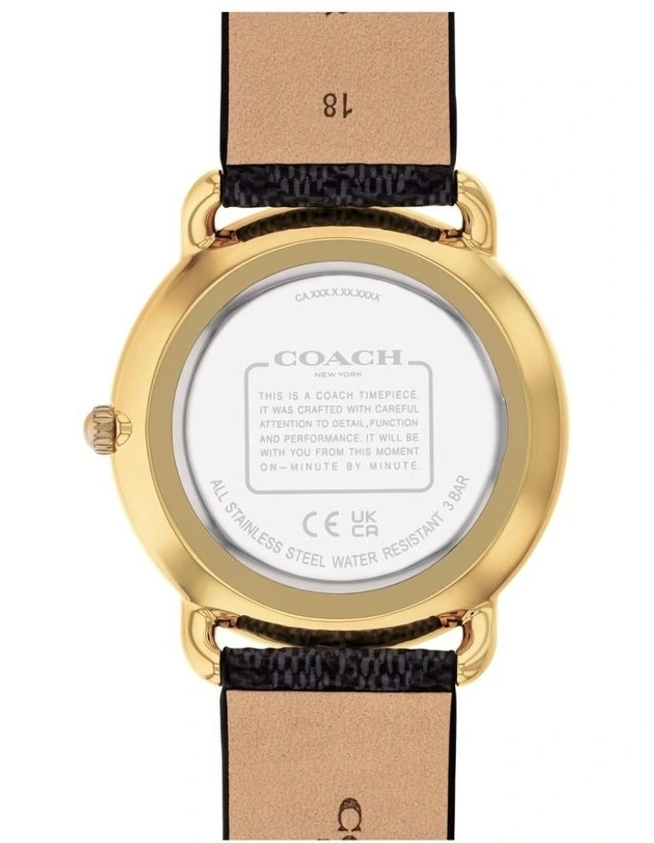Elliot Stainless Steel Watch in Black image 3