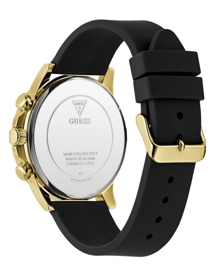 Multi-function Watch in Black/Gold Tone image 3