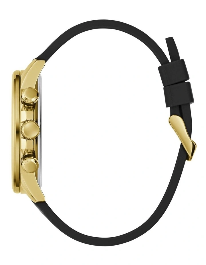 Multi-function Watch in Black/Gold Tone image 6