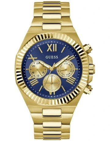 Multi function Watch in Gold Tone